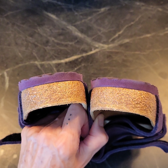 Birkenstock Kyoto Suede Sandal - Purple - 39 EU Narrow - Picture 10 of 10